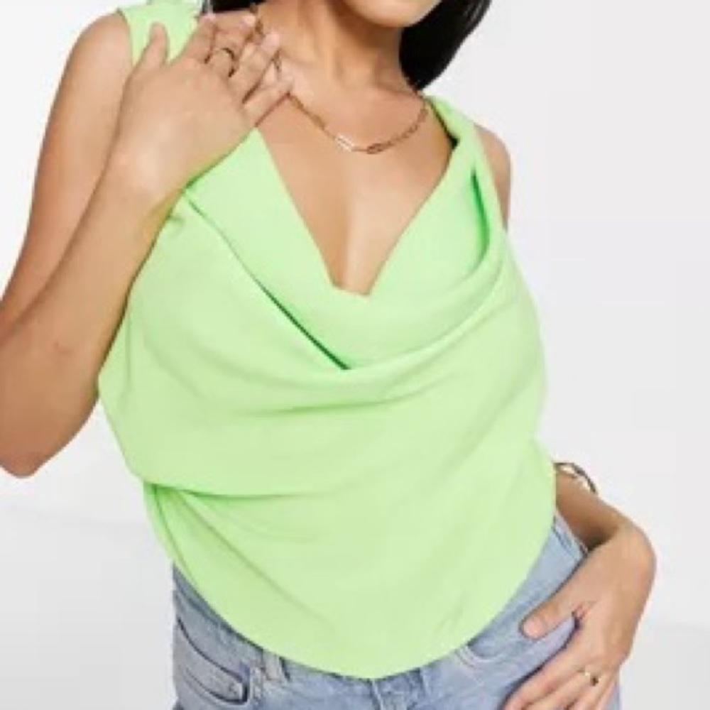 NWOT - ASOS Design - Sleeveless Top (Green) Size 14